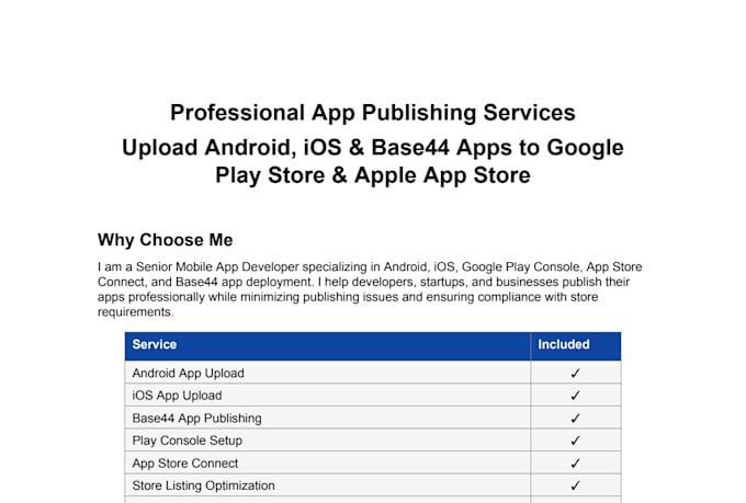 upload android and ios and base44 app on playstore app store